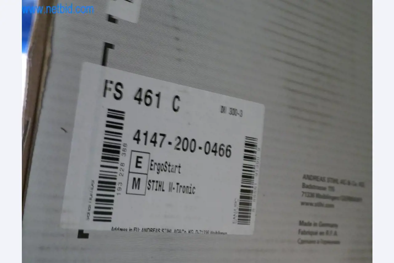 Stihl-Werkzeughandel mit neuen Maschinen, Gartenbau, Forsttechnik-3