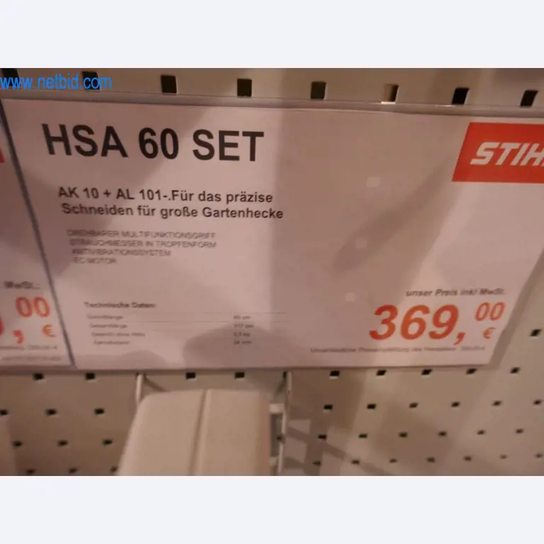 Comercio de herramientas Stihl con nuevas máquinas, horticultura, tecnología forestal-3