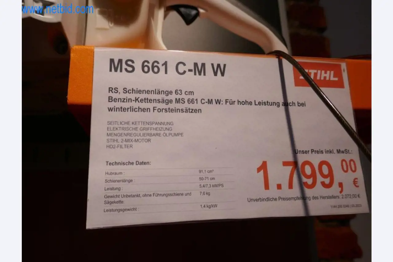 Commerce d'outils Stihl avec des machines neuves, horticulture, technique forestière-3