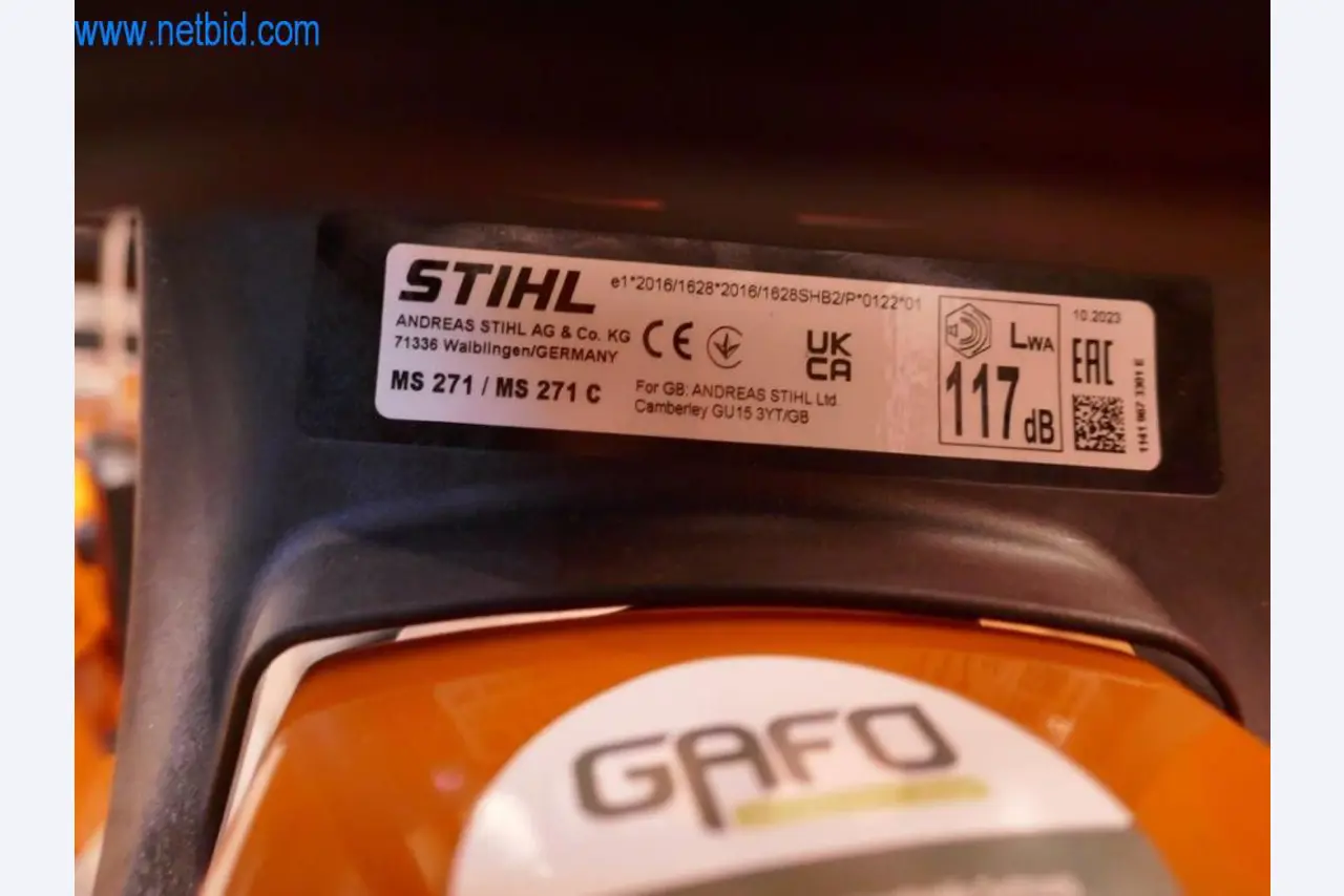 Stihl-Werkzeughandel mit neuen Maschinen, Gartenbau, Forsttechnik-1