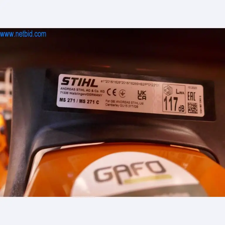 Stihl-Werkzeughandel mit neuen Maschinen, Gartenbau, Forsttechnik-1