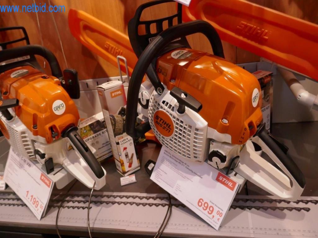 Stihl-Werkzeughandel mit neuen Maschinen, Gartenbau, Forsttechnik-3
