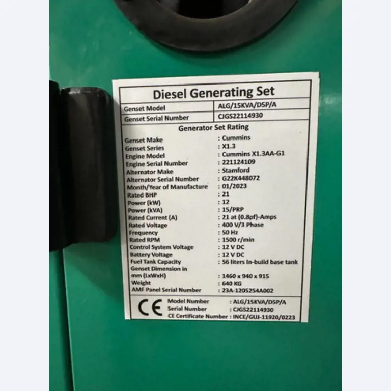Mostly new, diesel-powered power generators-9
