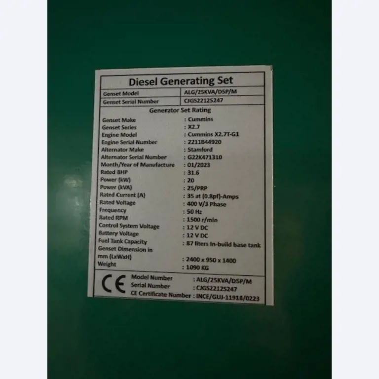 Mostly new, diesel-powered power generators-11