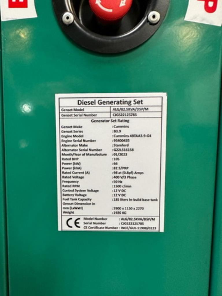 Größtenteils neue, dieselbetriebene Stromgeneratoren sowie ein Spezial Tieflader + 8 x 8 Zugmaschine-13