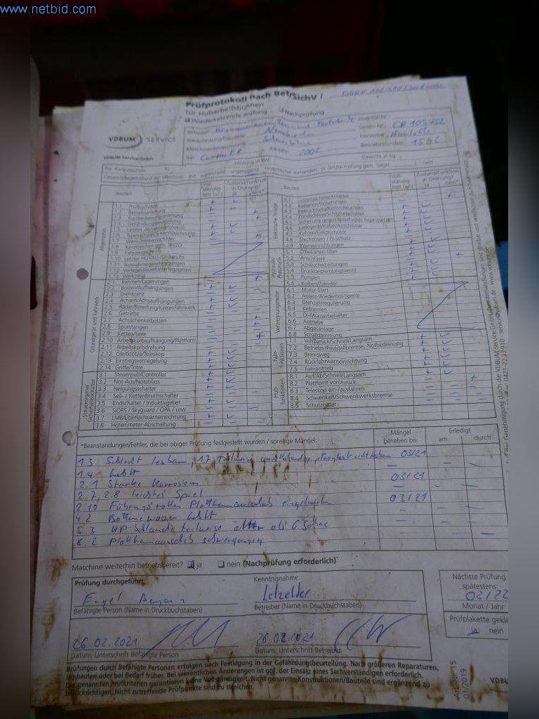 Machines, matériel d'exploitation, stocks, matériel de montage et véhicules (secteur de la construction métallique)-12