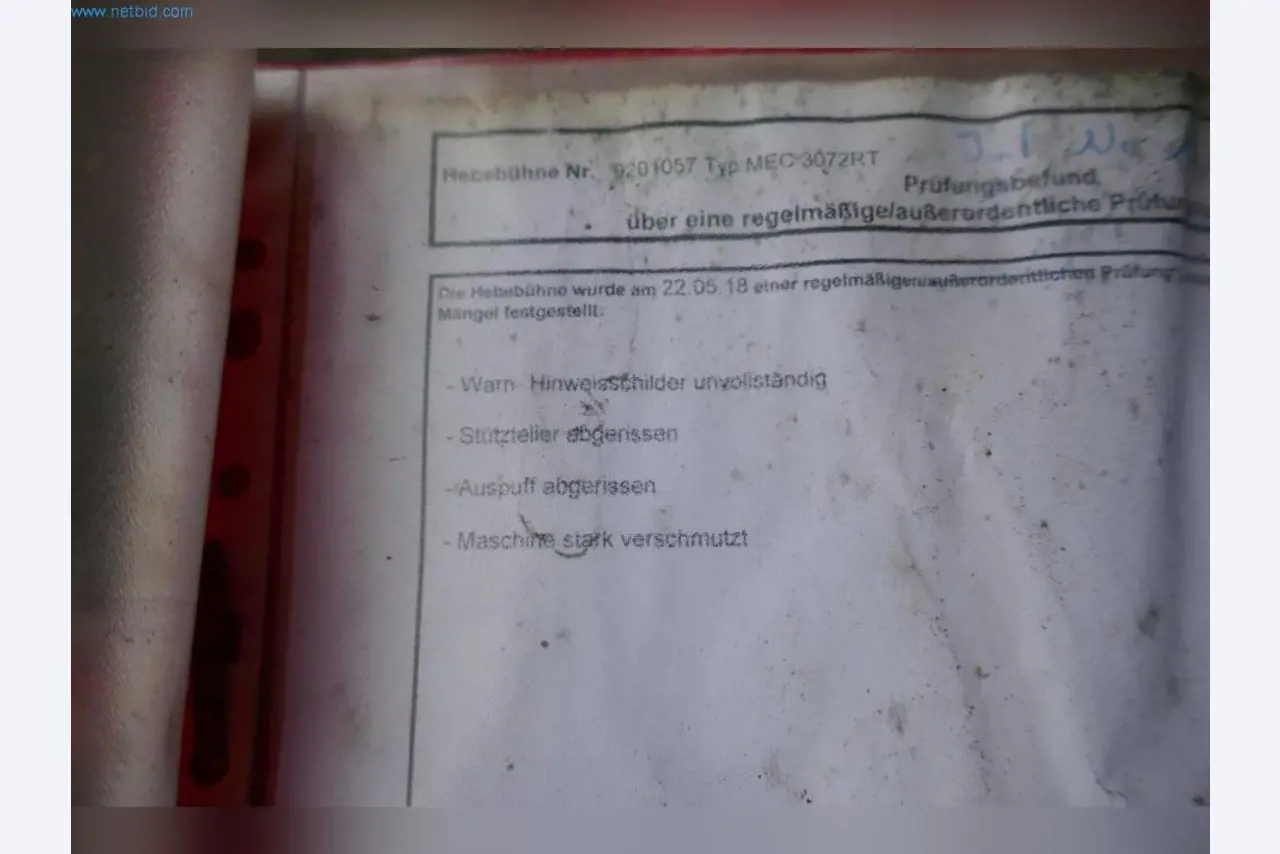 Máquinas, equipamento operacional e de escritório, existências, materiais de montagem e veículos (divisão Construção Metálica)-3