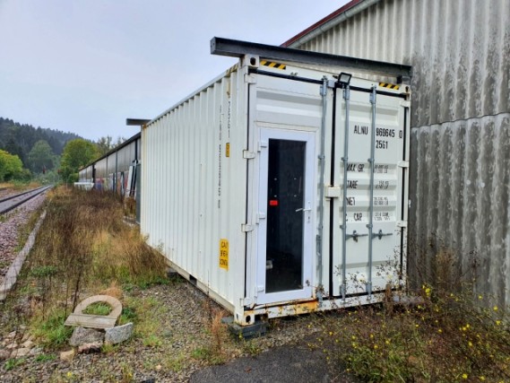 Storage, analysis laboratory and medical technology from the container conversion sector for mobile laboratories and medical technology-11