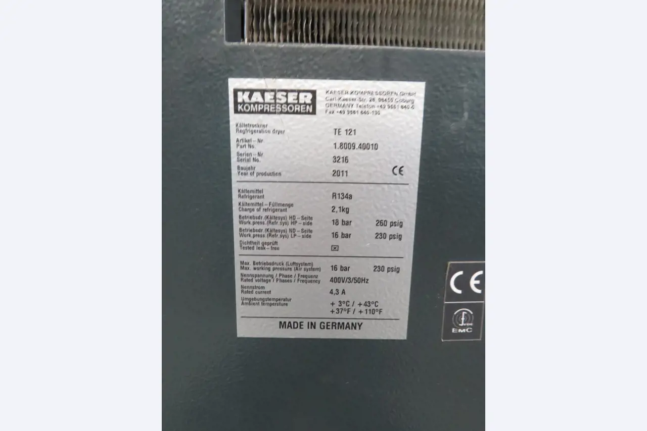 Różne sprężarki, generatory i osuszacze chłodnicze-5