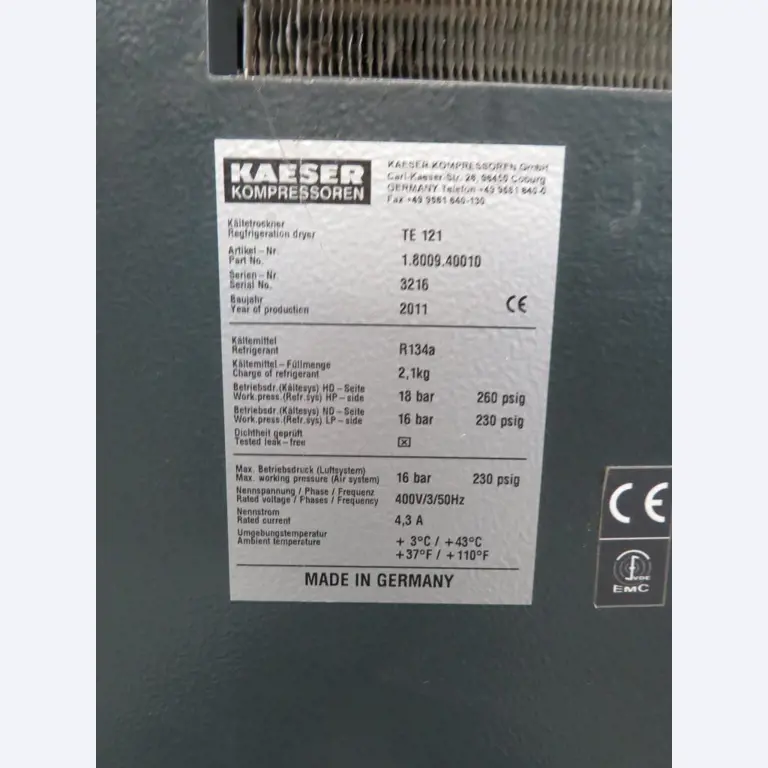 Różne sprężarki, generatory i osuszacze chłodnicze-5