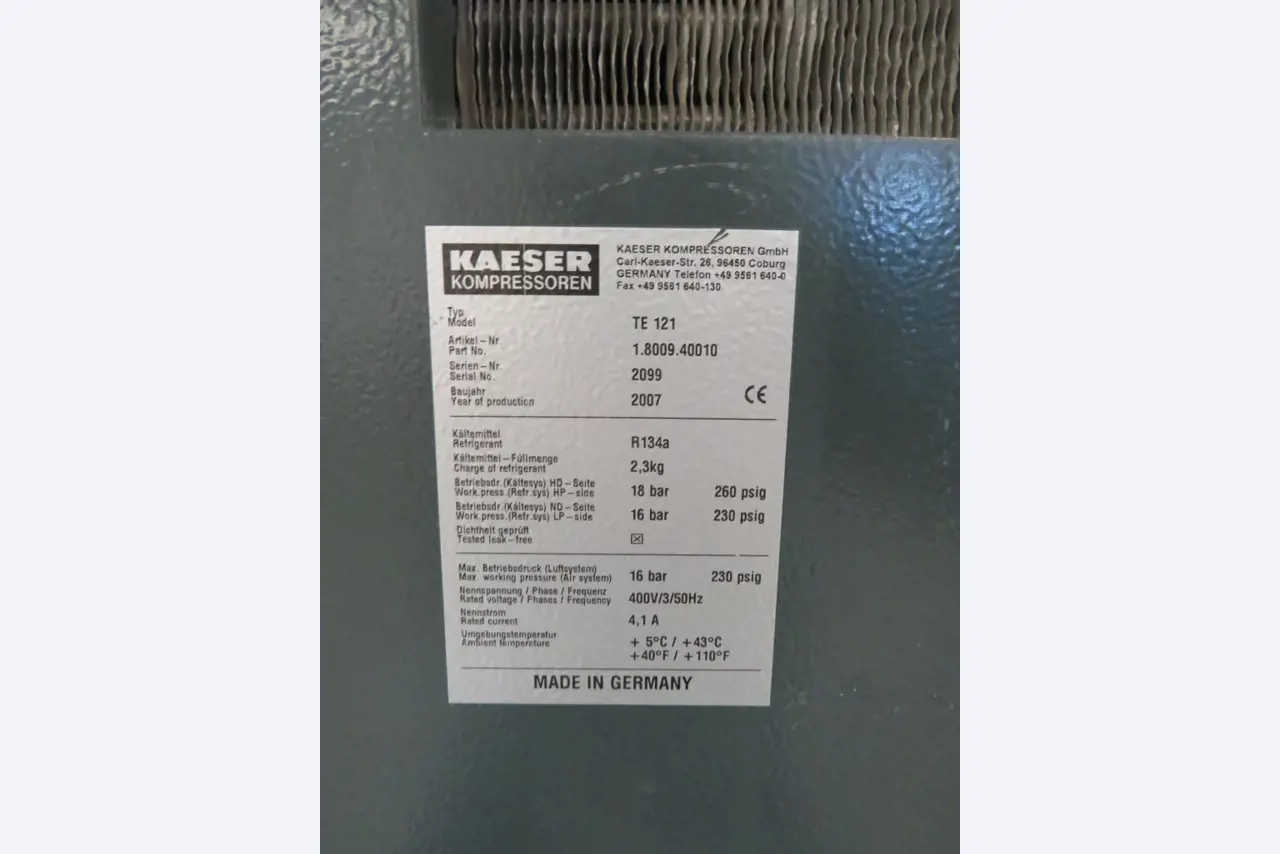 Różne sprężarki, generatory i osuszacze chłodnicze-5