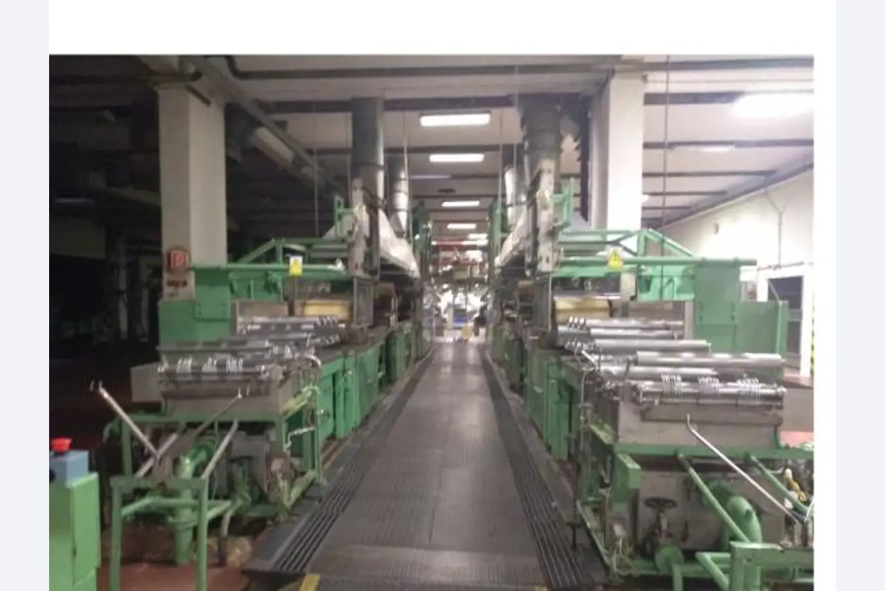 2 production lines for finishing synthetic textile fibers-2