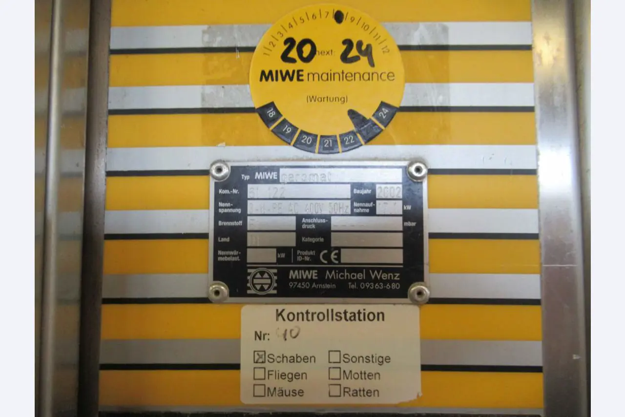 Stroji in oprema za proizvodnjo pekovskih izdelkov v pekarni-2