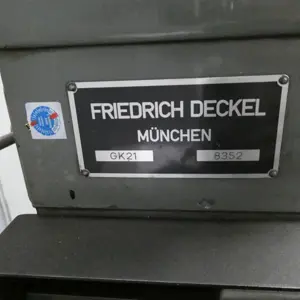 Kopierfräsmaschine Deckel GK21