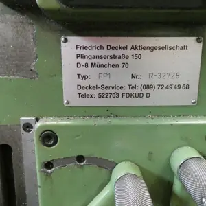 Universalfräsmaschine Deckel FP1
