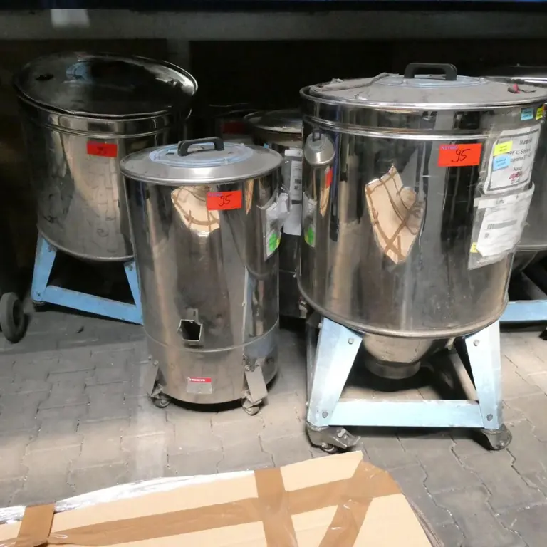 8 Edelstahl-Vorratsbehälter Moretto Storage BIN