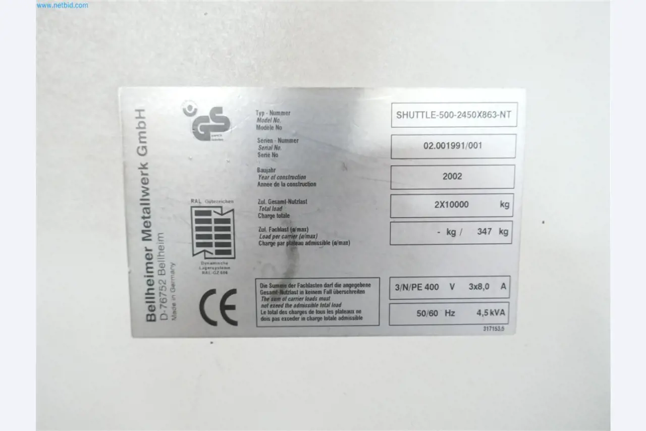 Maschinen, Warenvorräte, Lagertechnik u. Designmöbel eines Möbelherstellers-2