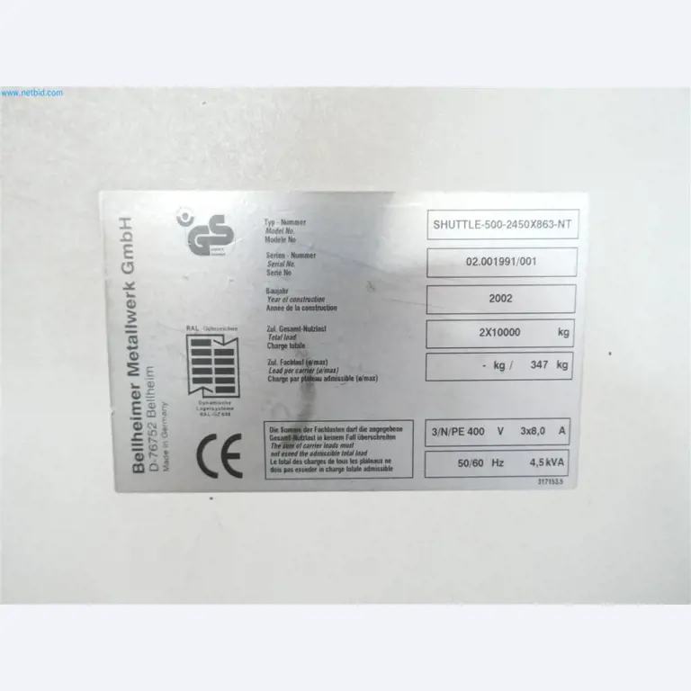 Maschinen, Warenvorräte, Lagertechnik u. Designmöbel eines Möbelherstellers-2