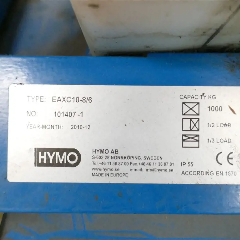 Scherenhubtisch HYMO EAX10-8/6