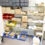 thumbnail-Maschinen, Warenvorräte, Lagertechnik u. Designmöbel eines Möbelherstellers-1