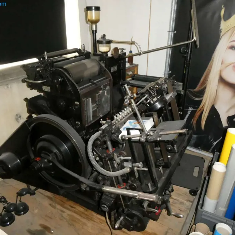 Letterpress printing machine Heidelberg