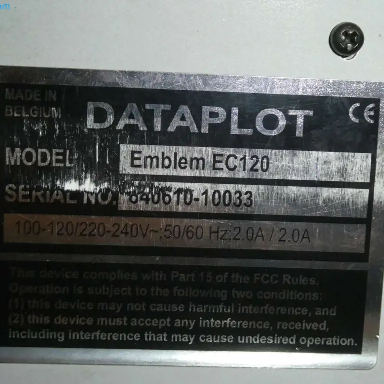 Plotter Dataplott Emblem EC120