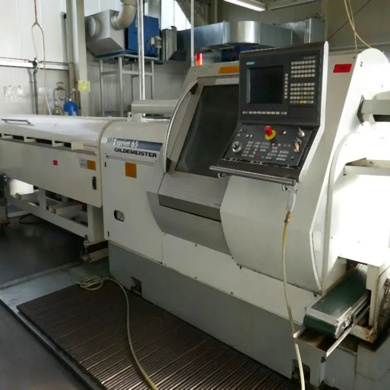 Pozioma tokarka CNC z przesuwanym wrzeciennikiem Gildemeister MF Sprint 65