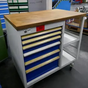 3 Mobilne stoły warsztatowe (0518, 0529, 0534) Lutz