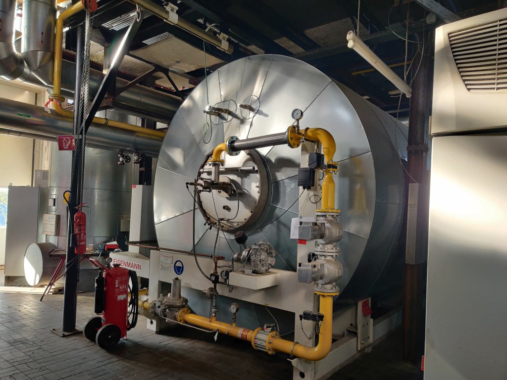 Thermal post-combustion system and various mechanical equipment-1