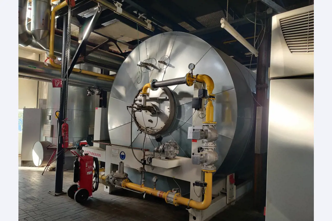 Okvir stentra, termični sistem za naknadno zgorevanje in različna mehanska oprema-1