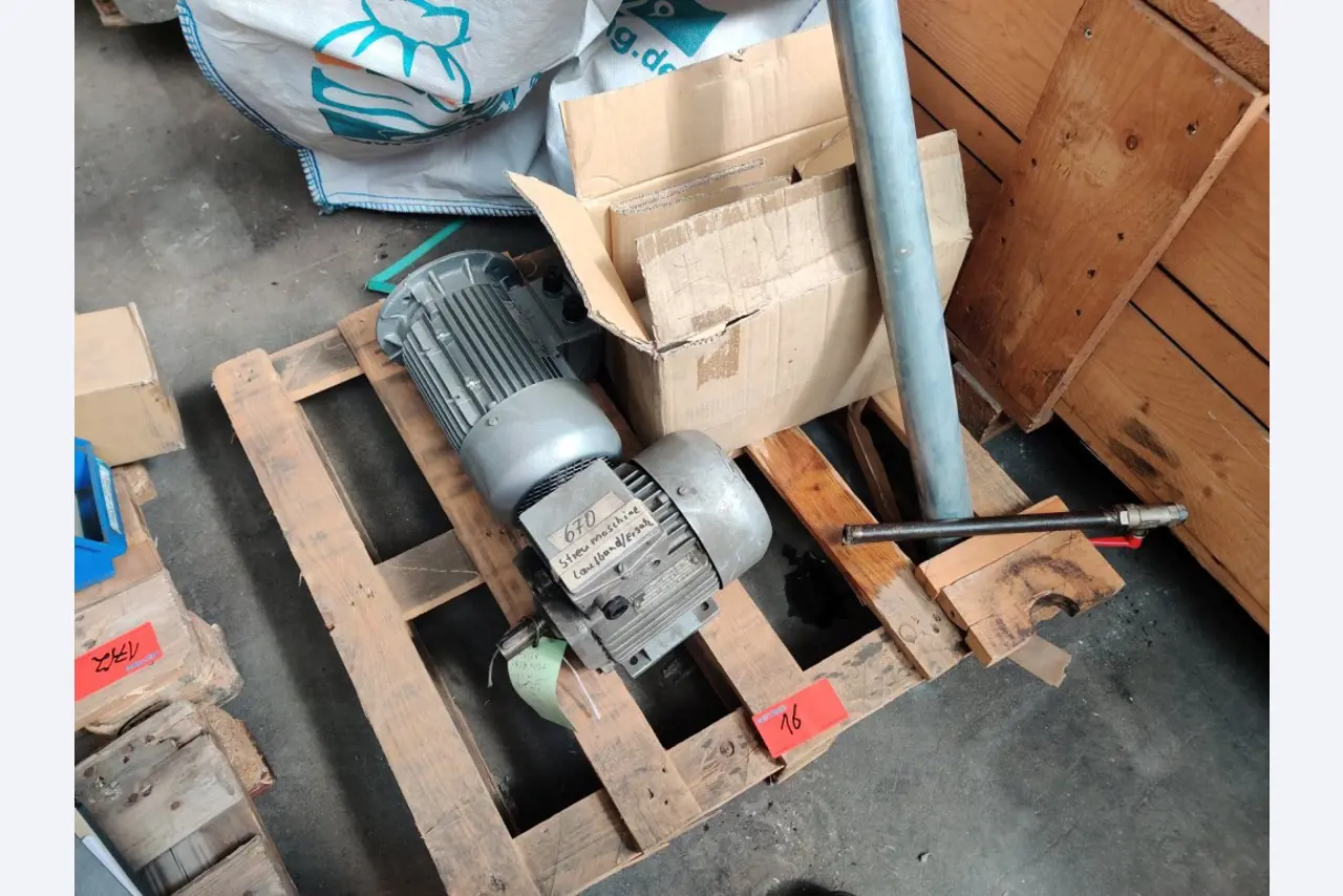 Bastidor del estator, sistema de postcombustión térmica y diversos equipos mecánicos-1