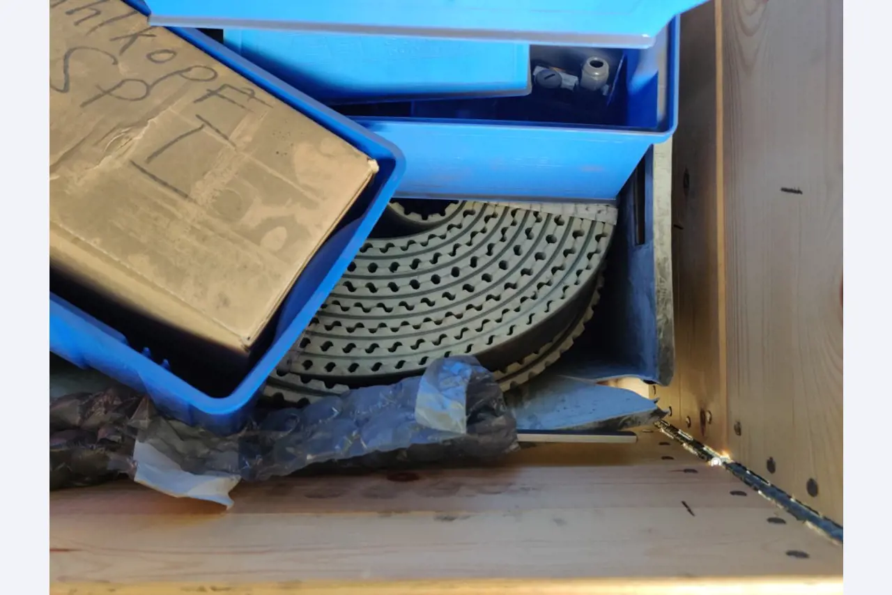 Bastidor del estator, sistema de postcombustión térmica y diversos equipos mecánicos-2