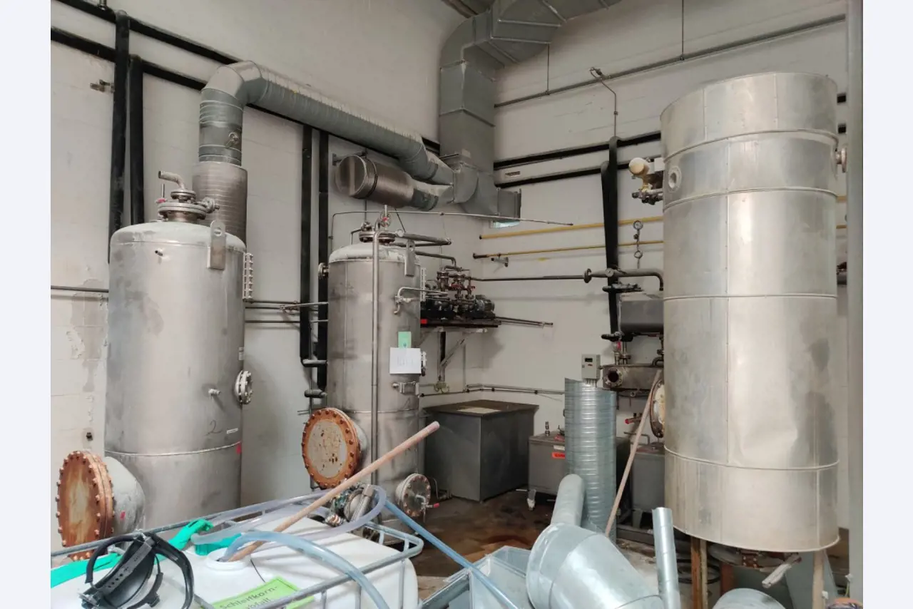 Bastidor del estator, sistema de postcombustión térmica y diversos equipos mecánicos-18