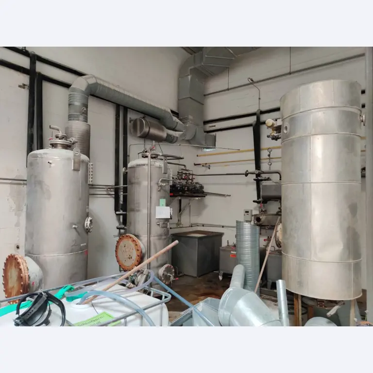 Bastidor del estator, sistema de postcombustión térmica y diversos equipos mecánicos-18