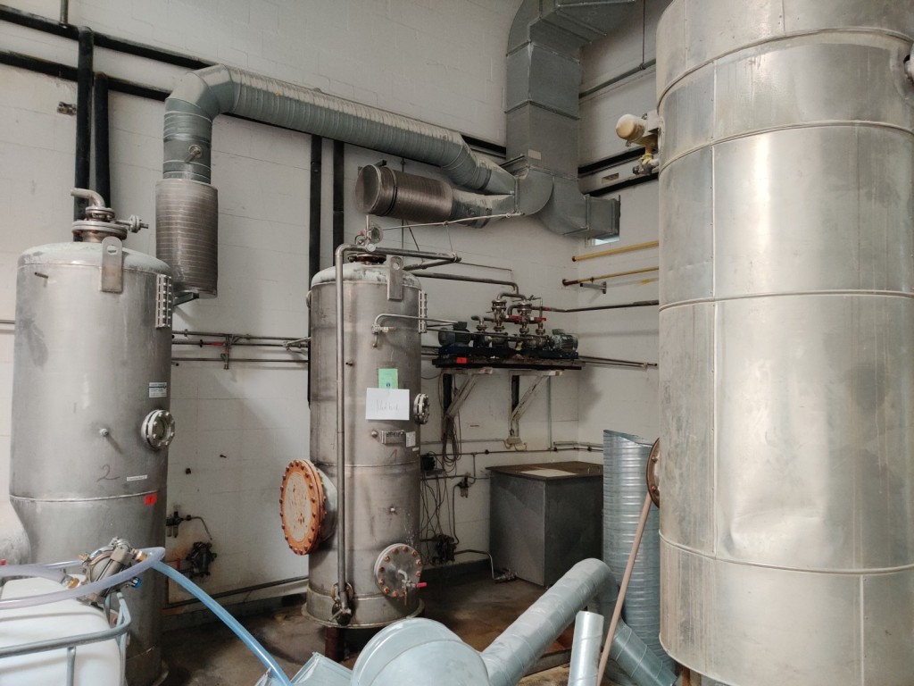 Bastidor del estator, sistema de postcombustión térmica y diversos equipos mecánicos-19