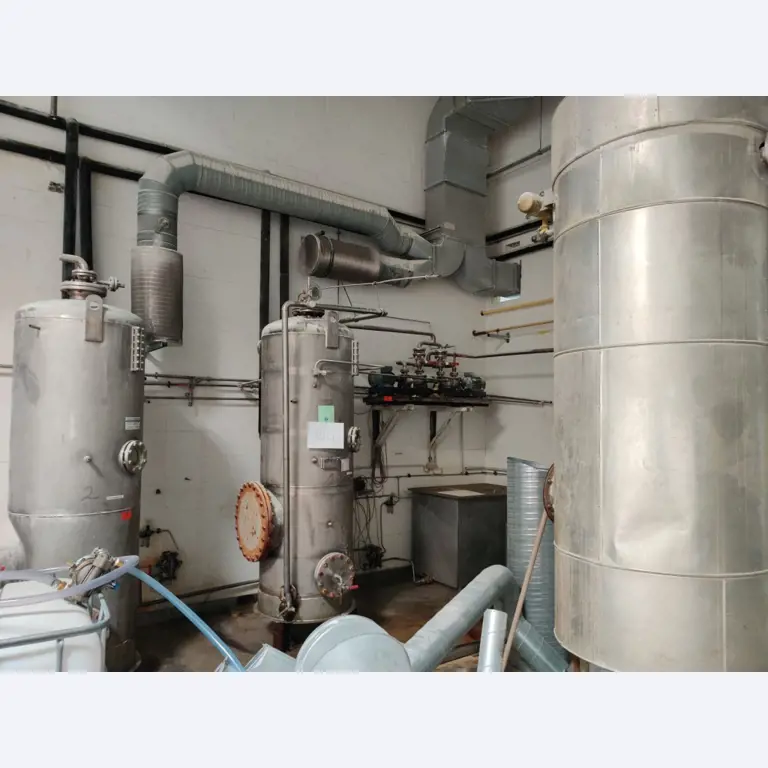 Bastidor del estator, sistema de postcombustión térmica y diversos equipos mecánicos-19