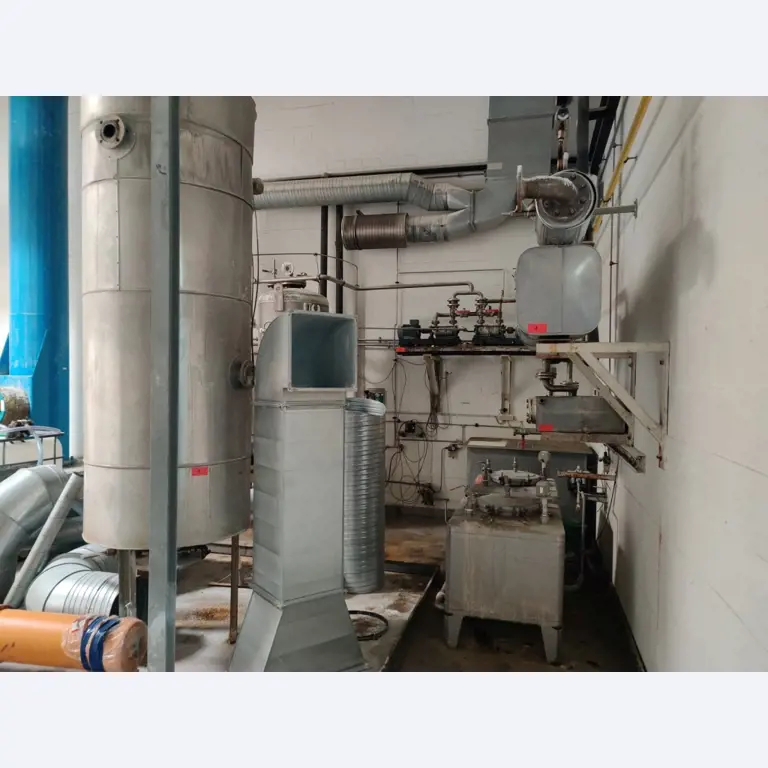 Bastidor del estator, sistema de postcombustión térmica y diversos equipos mecánicos-20