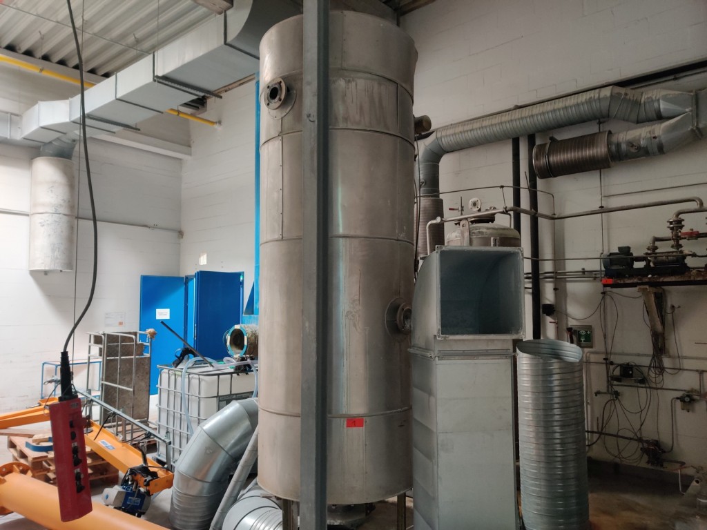 Bastidor del estator, sistema de postcombustión térmica y diversos equipos mecánicos-2