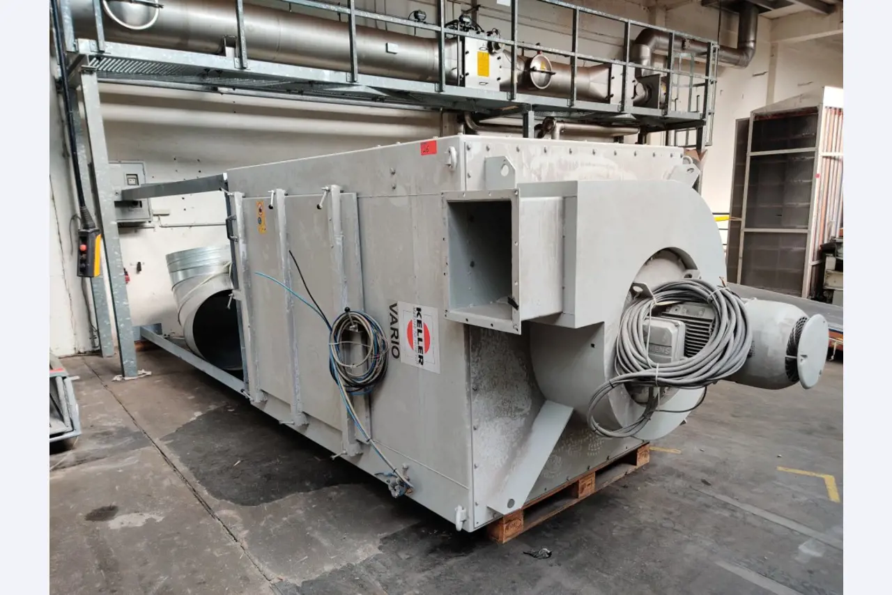 Bastidor del estator, sistema de postcombustión térmica y diversos equipos mecánicos-1