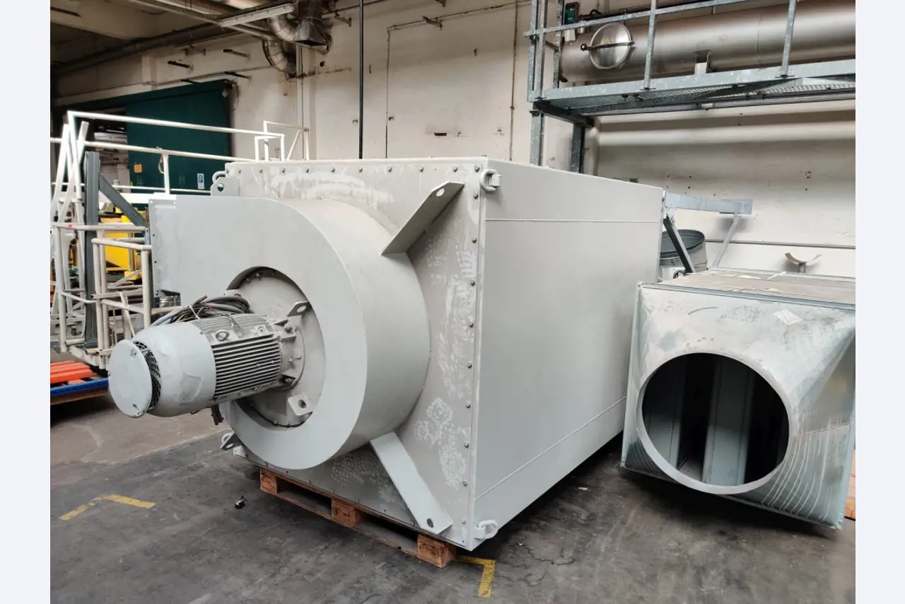 Bastidor del estator, sistema de postcombustión térmica y diversos equipos mecánicos-2