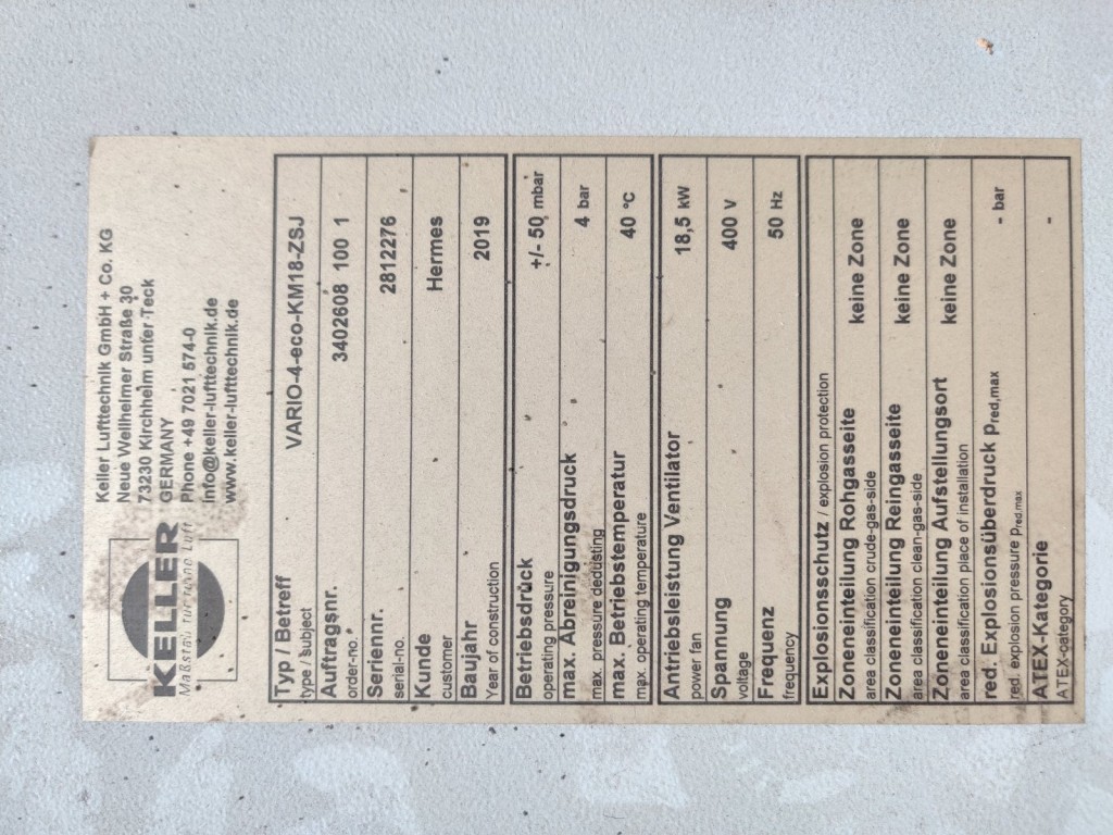 Bastidor del estator, sistema de postcombustión térmica y diversos equipos mecánicos-4