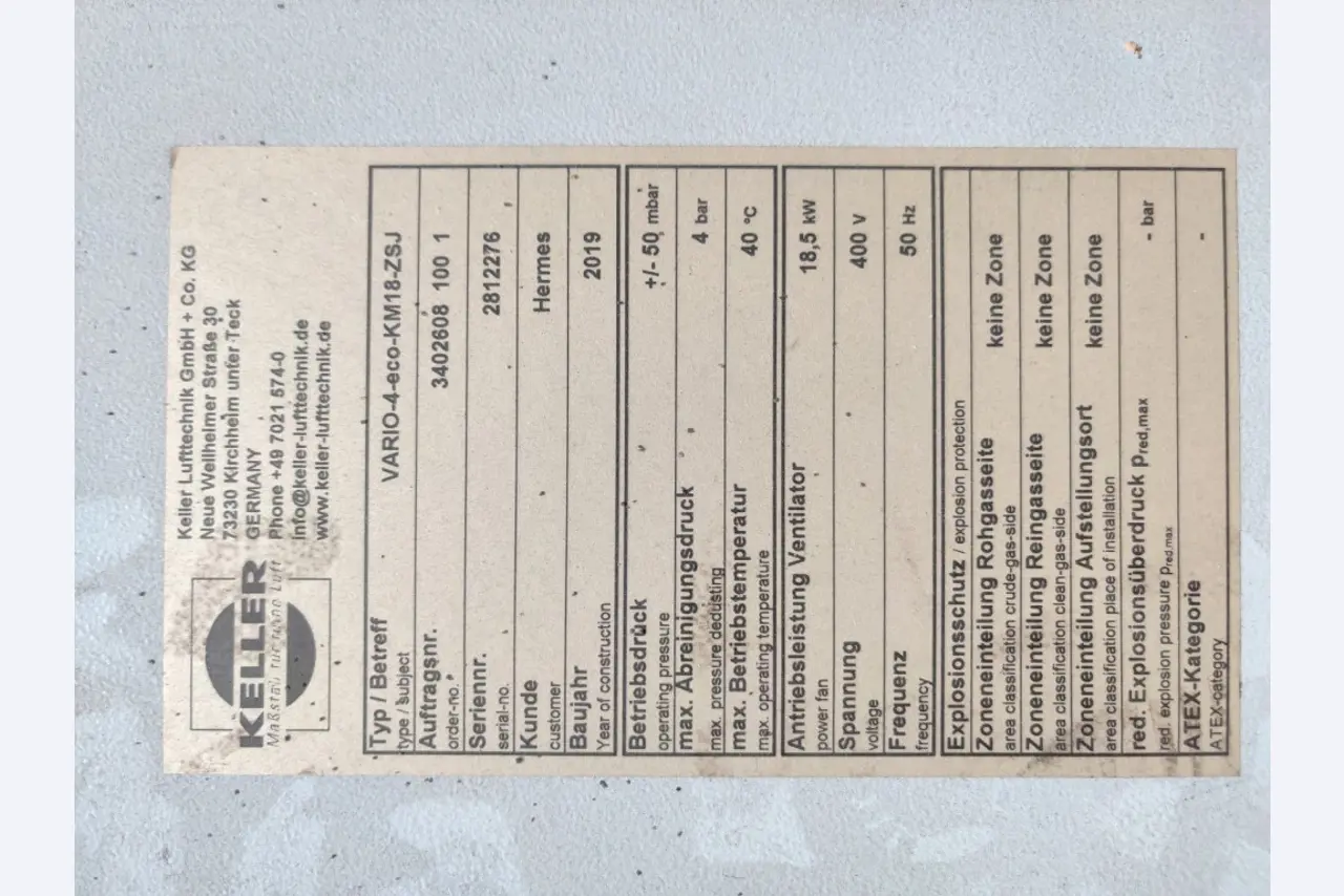 Bastidor del estator, sistema de postcombustión térmica y diversos equipos mecánicos-4