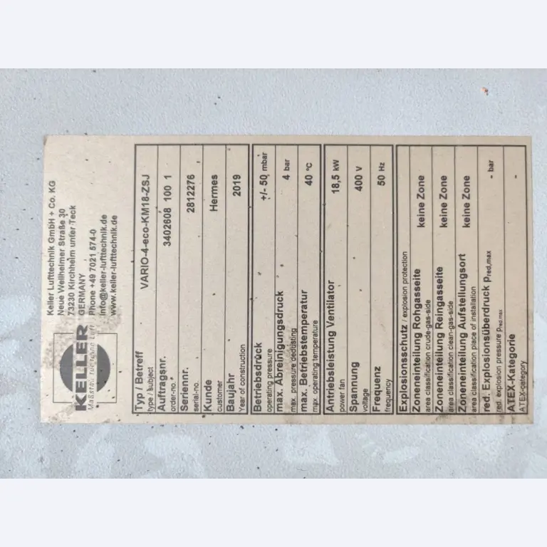 Bastidor del estator, sistema de postcombustión térmica y diversos equipos mecánicos-4