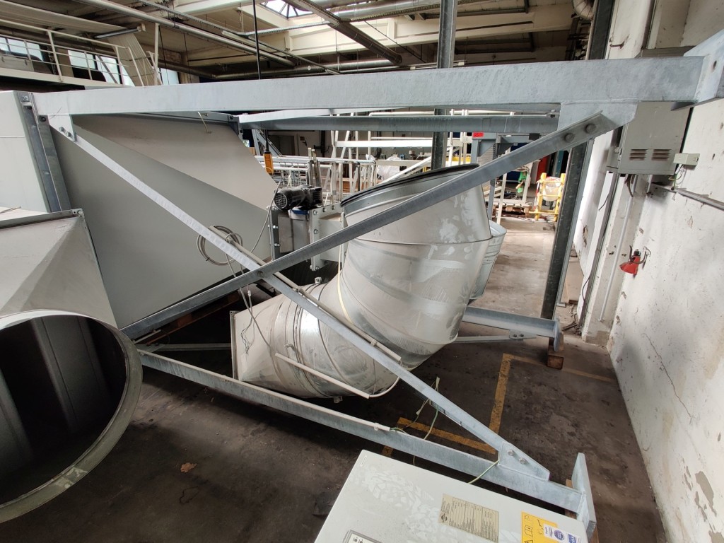 Bastidor del estator, sistema de postcombustión térmica y diversos equipos mecánicos-6