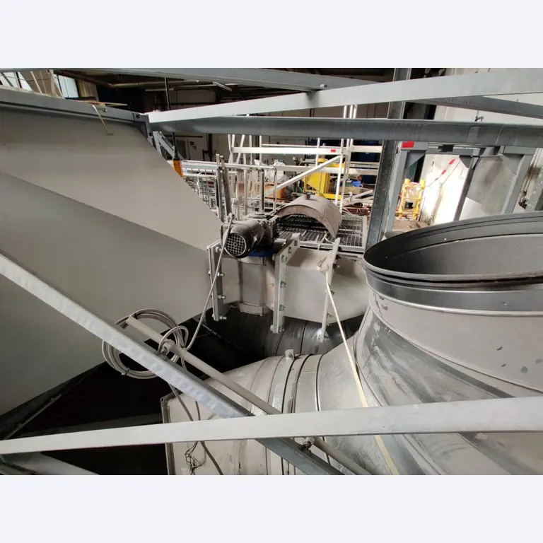 Bastidor del estator, sistema de postcombustión térmica y diversos equipos mecánicos-7