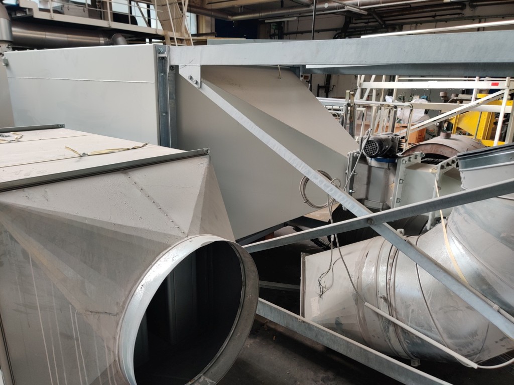 Bastidor del estator, sistema de postcombustión térmica y diversos equipos mecánicos-8