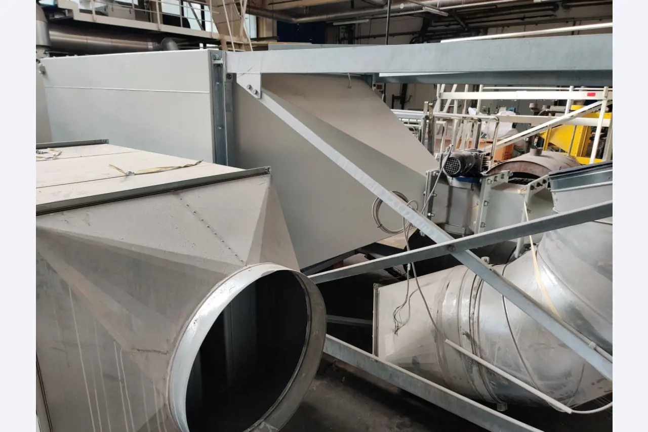 Bastidor del estator, sistema de postcombustión térmica y diversos equipos mecánicos-8