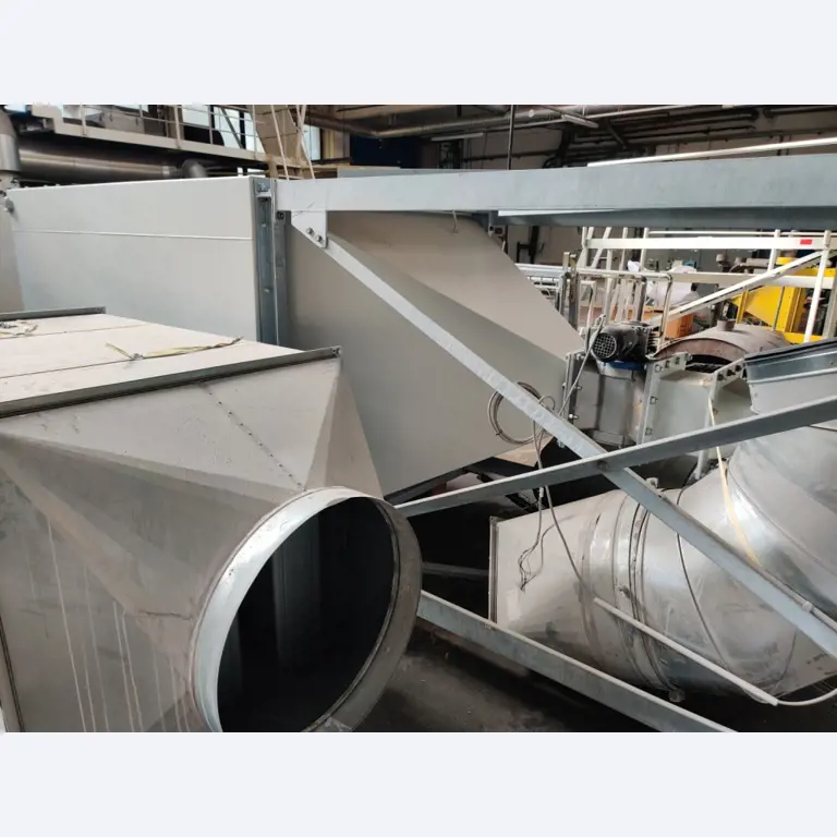 Bastidor del estator, sistema de postcombustión térmica y diversos equipos mecánicos-8