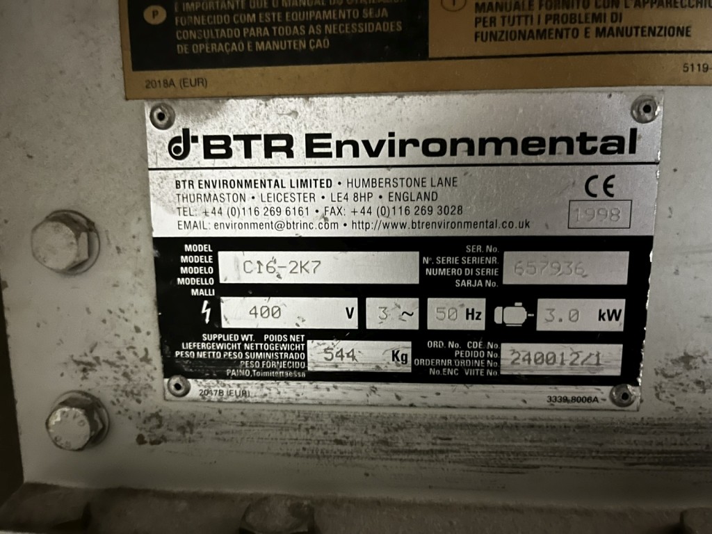 Cadre de tension, installation de postcombustion thermique et divers équipements mécaniques-21