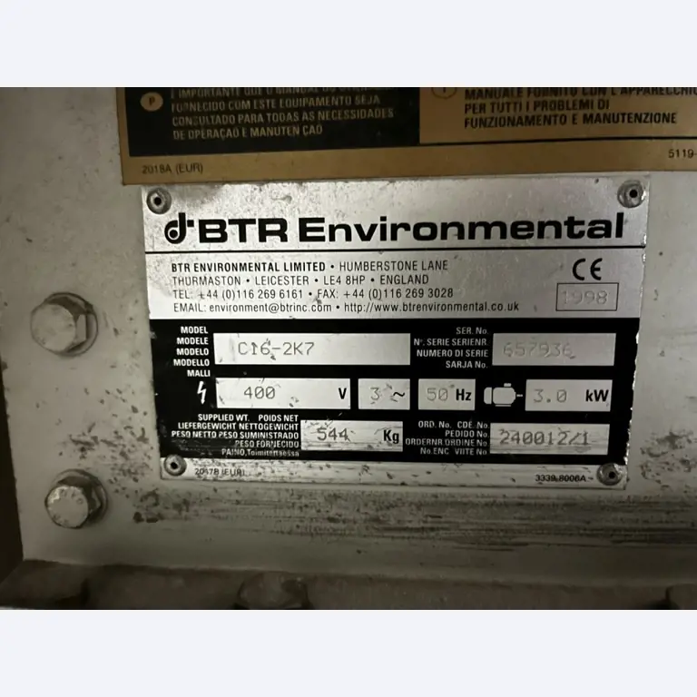 Cadre de tension, installation de postcombustion thermique et divers équipements mécaniques-21